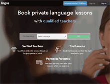 Tablet Screenshot of lingos.co